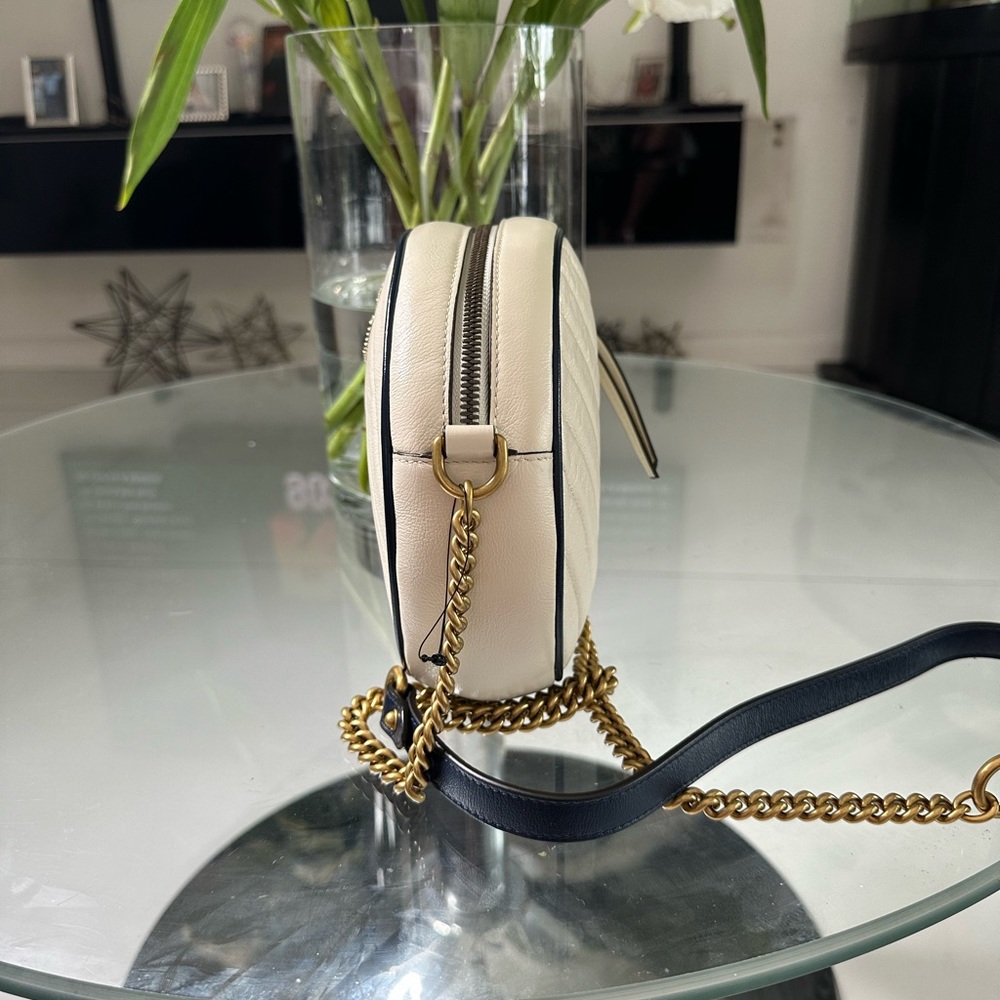🩷🩷 Authentic New 🩷GG MARMONT MATELASSE ROUND SHOULDER BAG 🩷🩷 - Picture 3 of 13